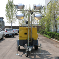 Outdoor 7m mobile vertical telescopic structure light tower